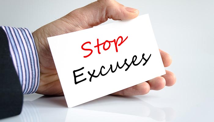 4 Make Excuses sabotaging your career